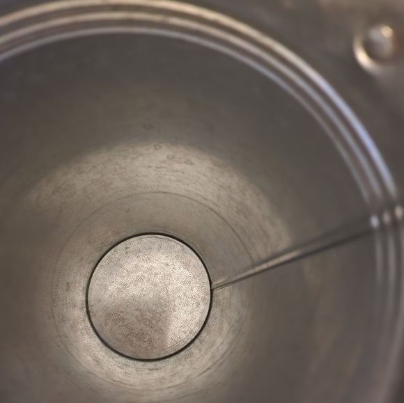 Silver Metal Pail w/Handles - Picture 2 of 3